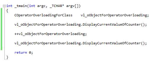 Using Object with ++ Operator Overloaded